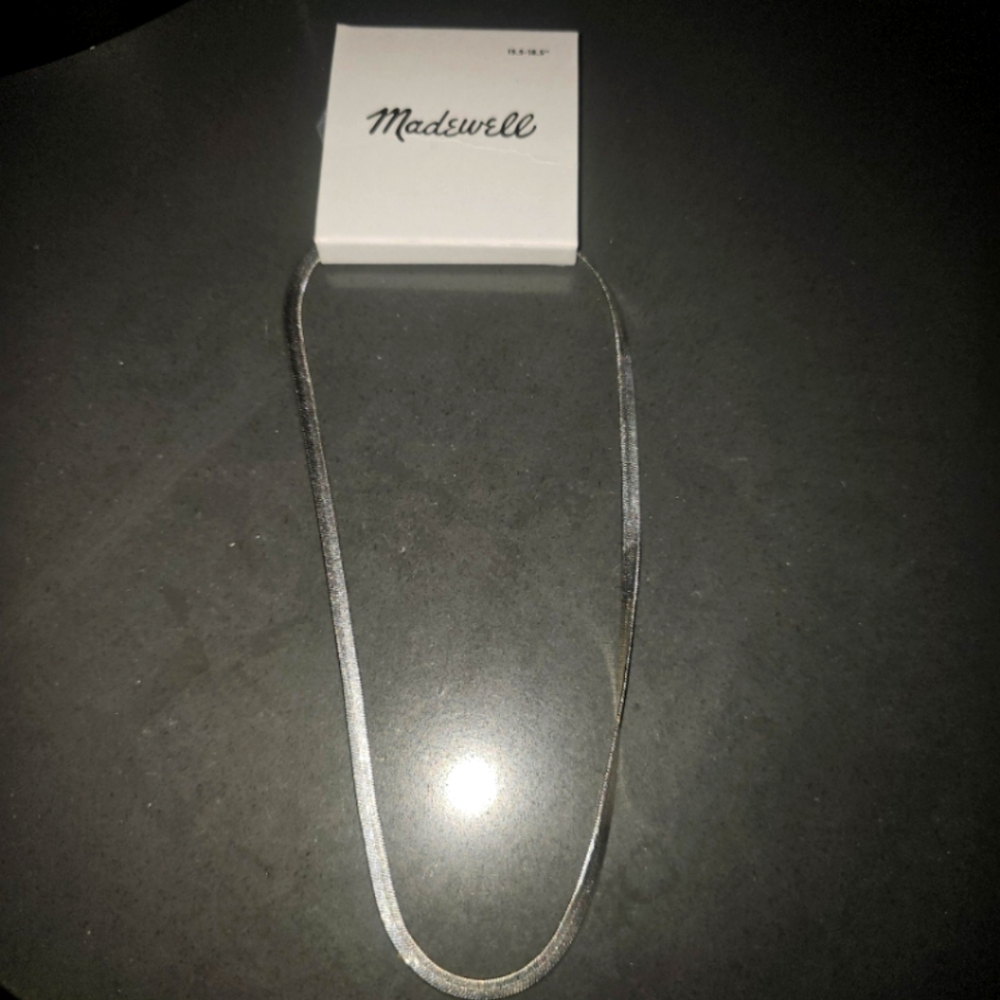 Madewell sterling silver necklace,NWT